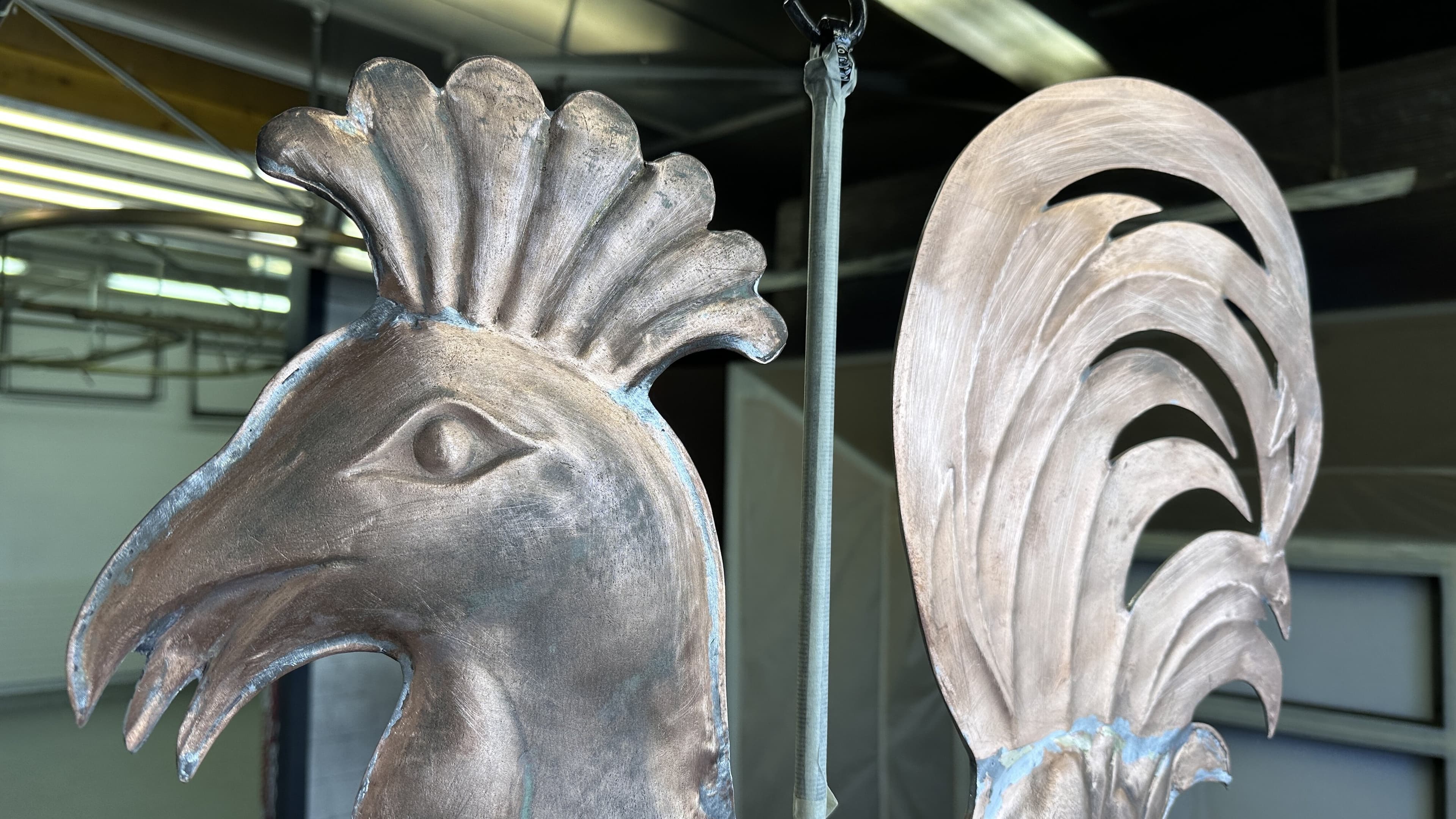 Malans Wetterhahn vor Lackierung