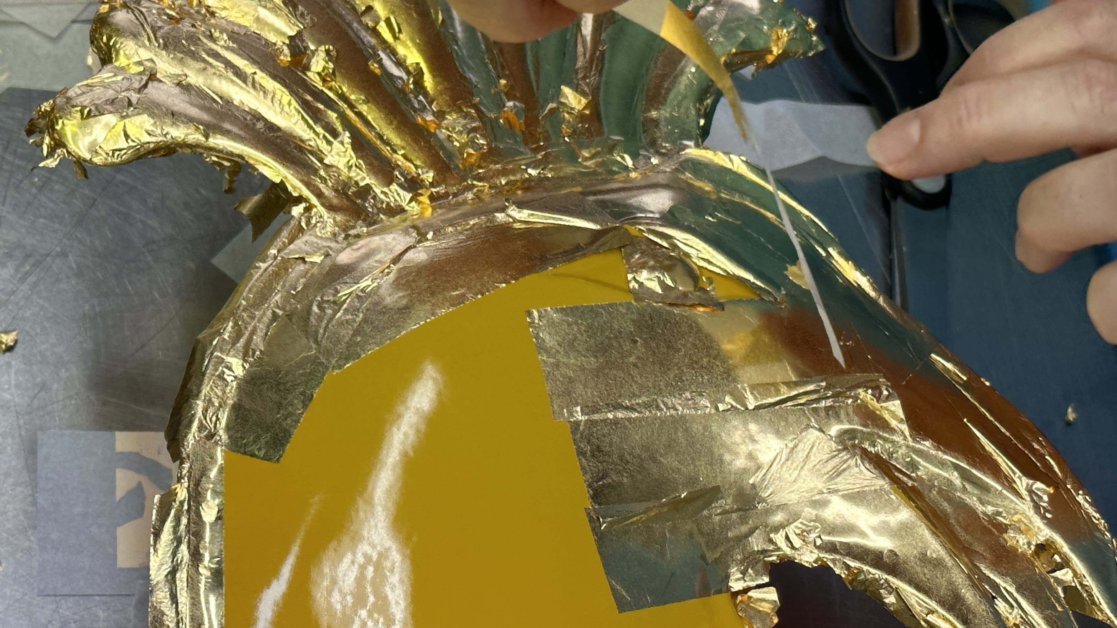 Malans Wetterhahn Vergoldung