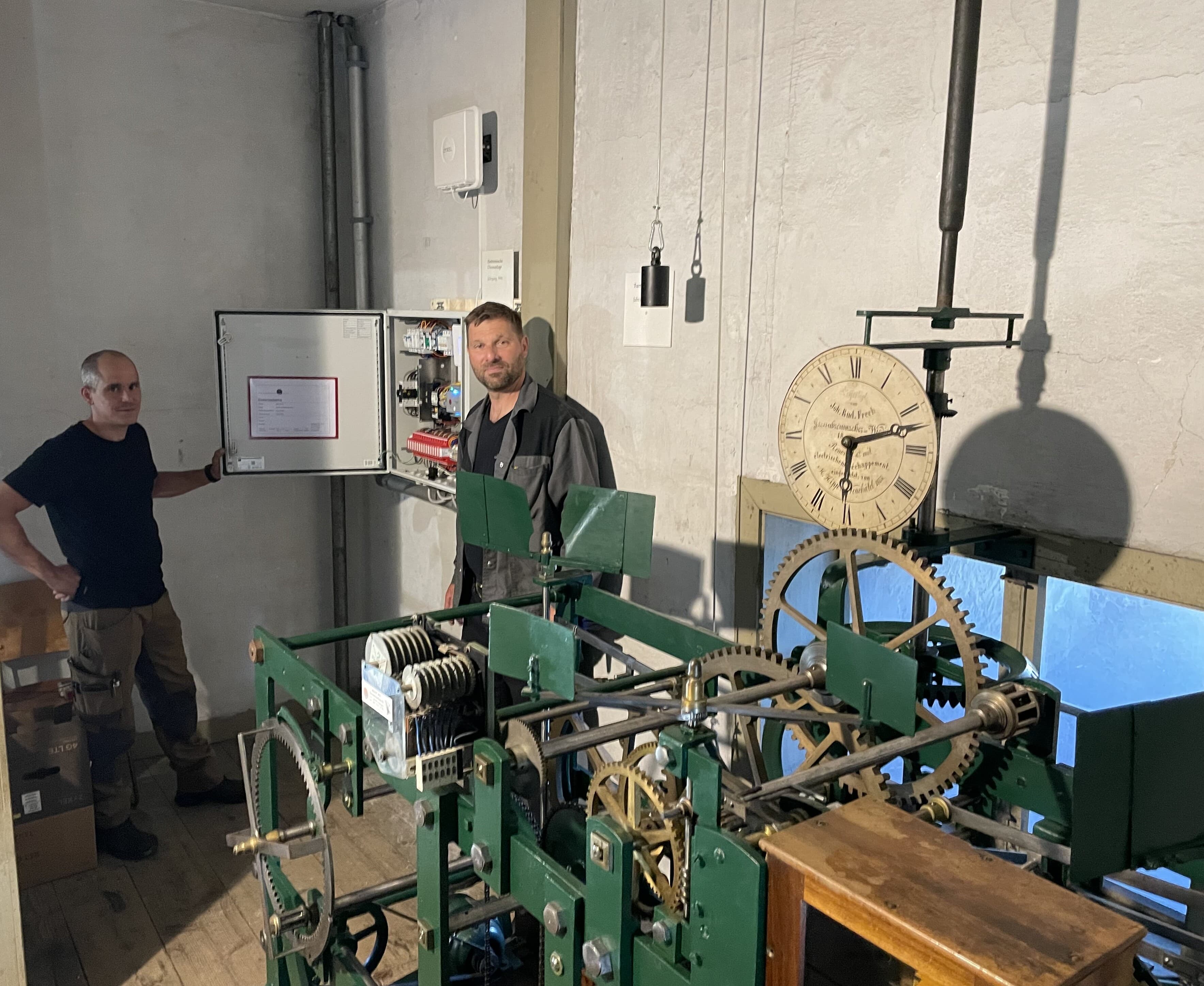 Automatisierung der Turmuhr