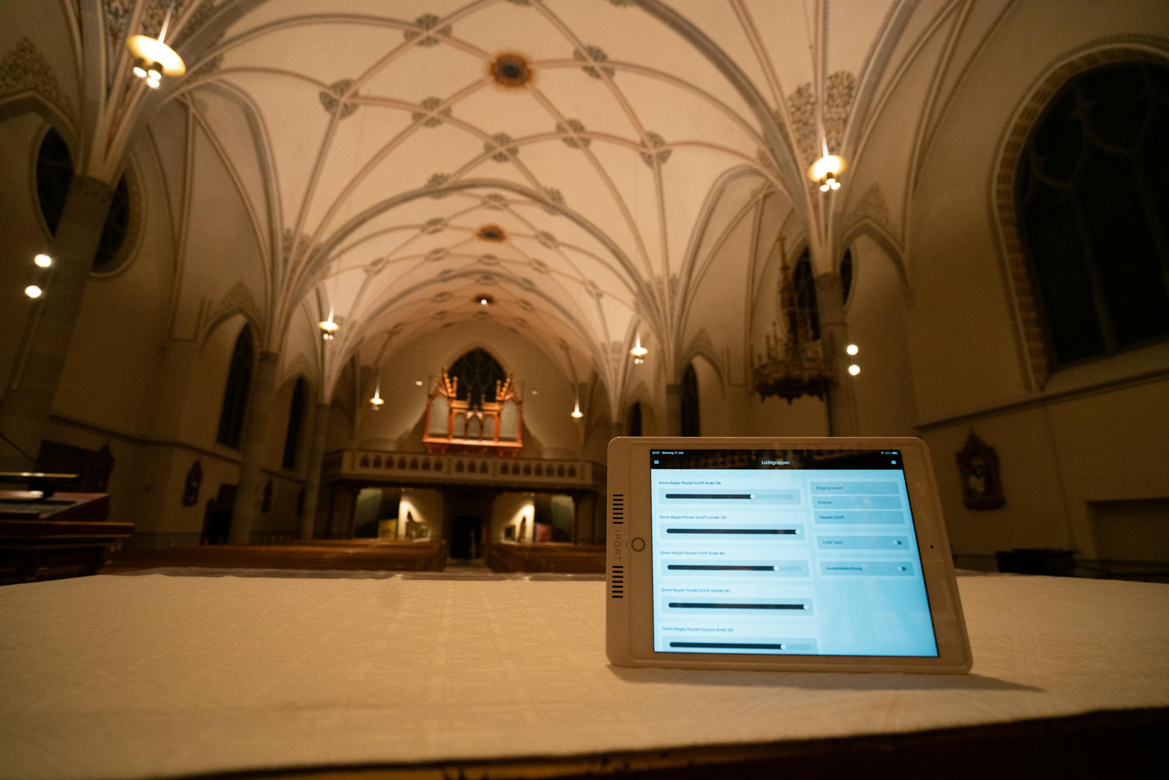 Lichtszene St. Margrethen iPad