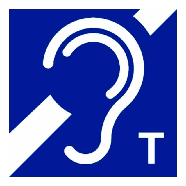 Symbol Hörbehinderung T