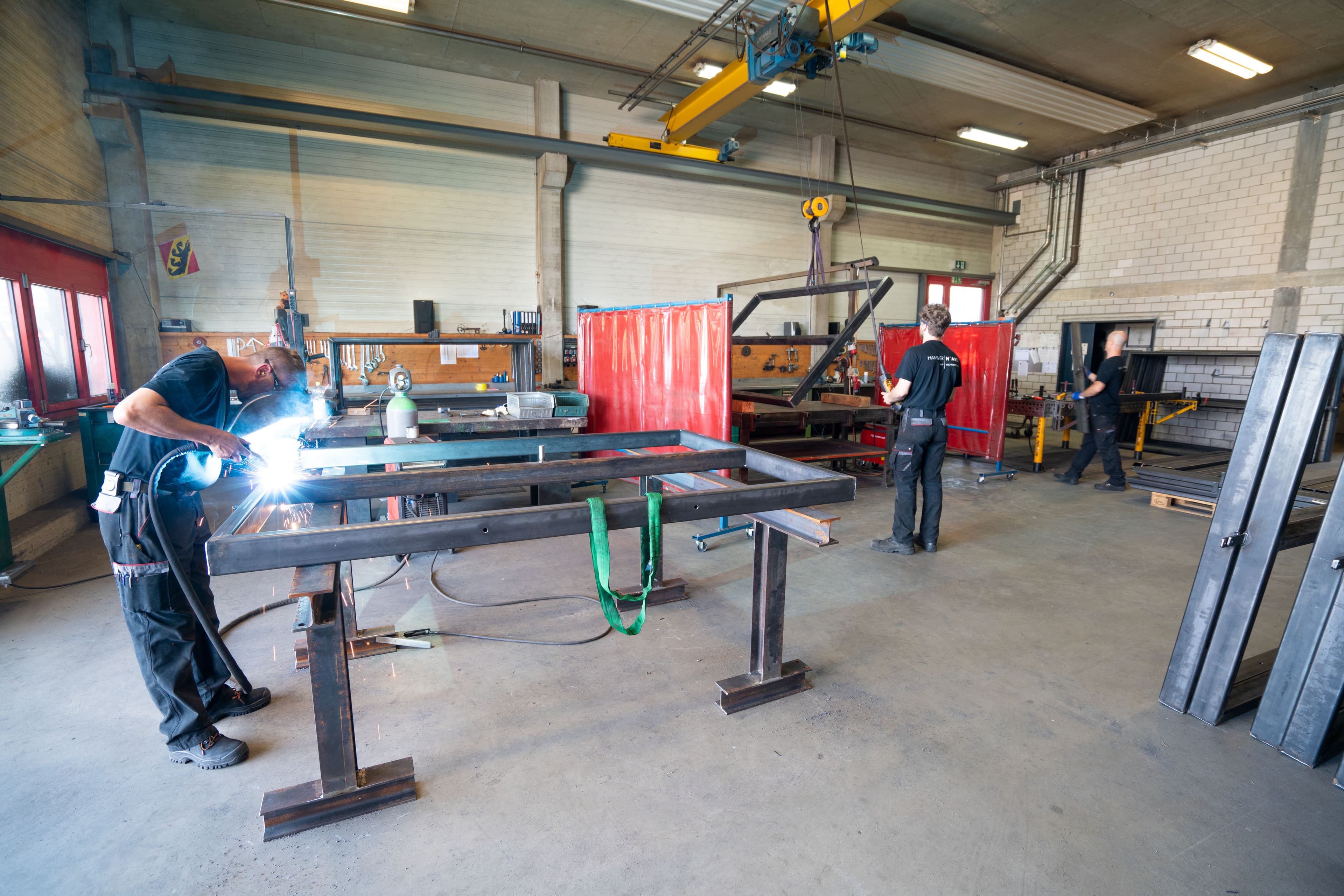 Mehr als ein halber Kilometer Stahl verarbeitet